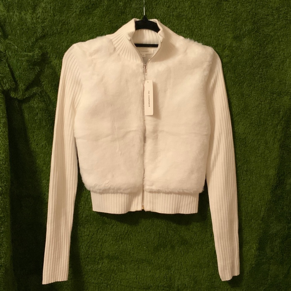 Elegant White Teddy Jacket for Women